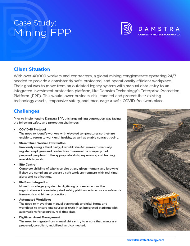 Case study covers 0010 Mining EPP