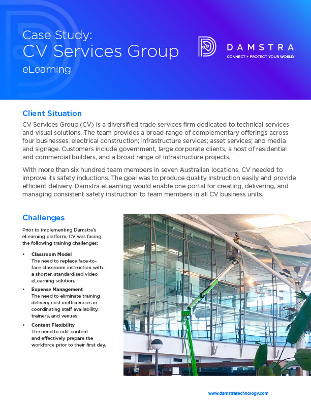 Case study covers 0019 CV Services